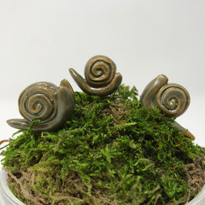 Miniature Snail: Army Green